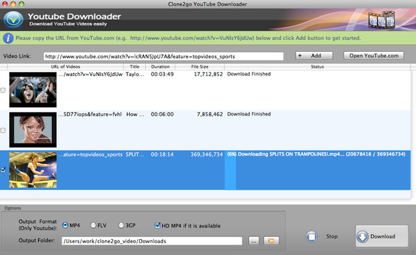 Free YouTube Downloader for Mac