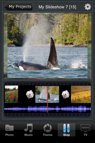 photo slideshow iPhone app