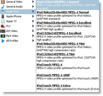 dvd to ipod touch/nano/classic