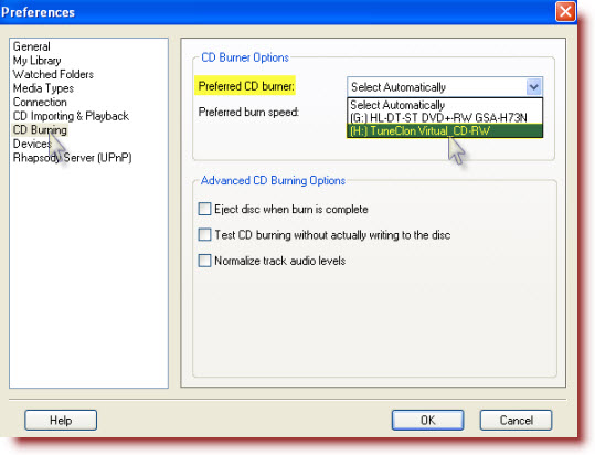 transfer rhapsody music to itunes
