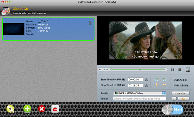 Rip DVD to iPad Video on Mac